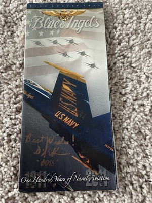2011 US Navy Blue Angels Brochure Signed By Boss CDR Dave Koss 100 Yrs Nav Aviat