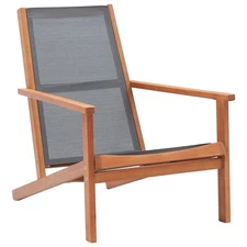  Garden Chair Grey Solid eucalyptus wood Medium Garden Chair