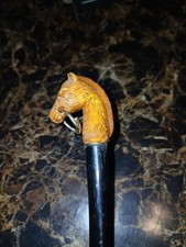 Elegant Black Decorative Horse Head Handle Long Shoe Horn for Boots and Shoes