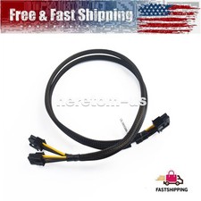 10pin to 6 6pin GPU Power Adapter Cable Cord For HP ProLiant DL380 G8 G9 50cm US