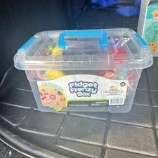 Fidget Frenzy 12 Piece Fidget Box ~ Various Fidget Toys  with Storage Container