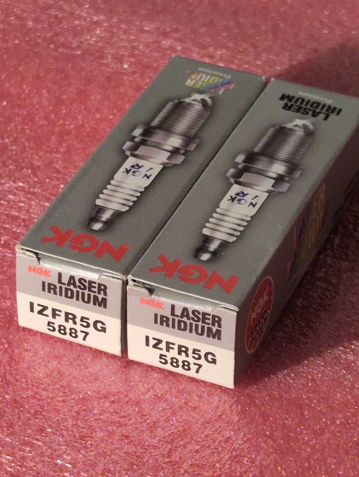 2 NGK IZFR5G 5887 Laser Iridium Spark Plugs New