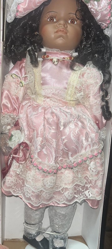VINTAGE CRIMSON COLLECTION PORCELAIN COLLECTIBLE DOLL