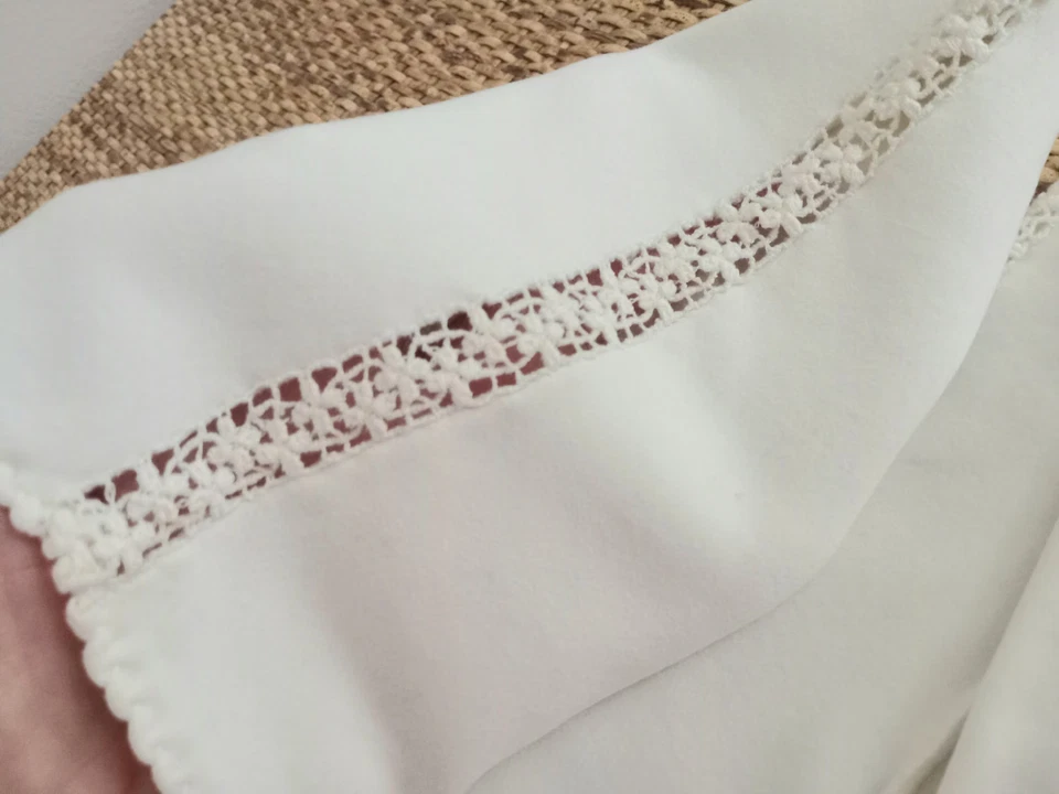 Guantes Vintage 121/2" Crescendoe Blanco "Cuero a Medida" Longitud Media Brazo Talla 6 Foto 3 de 4