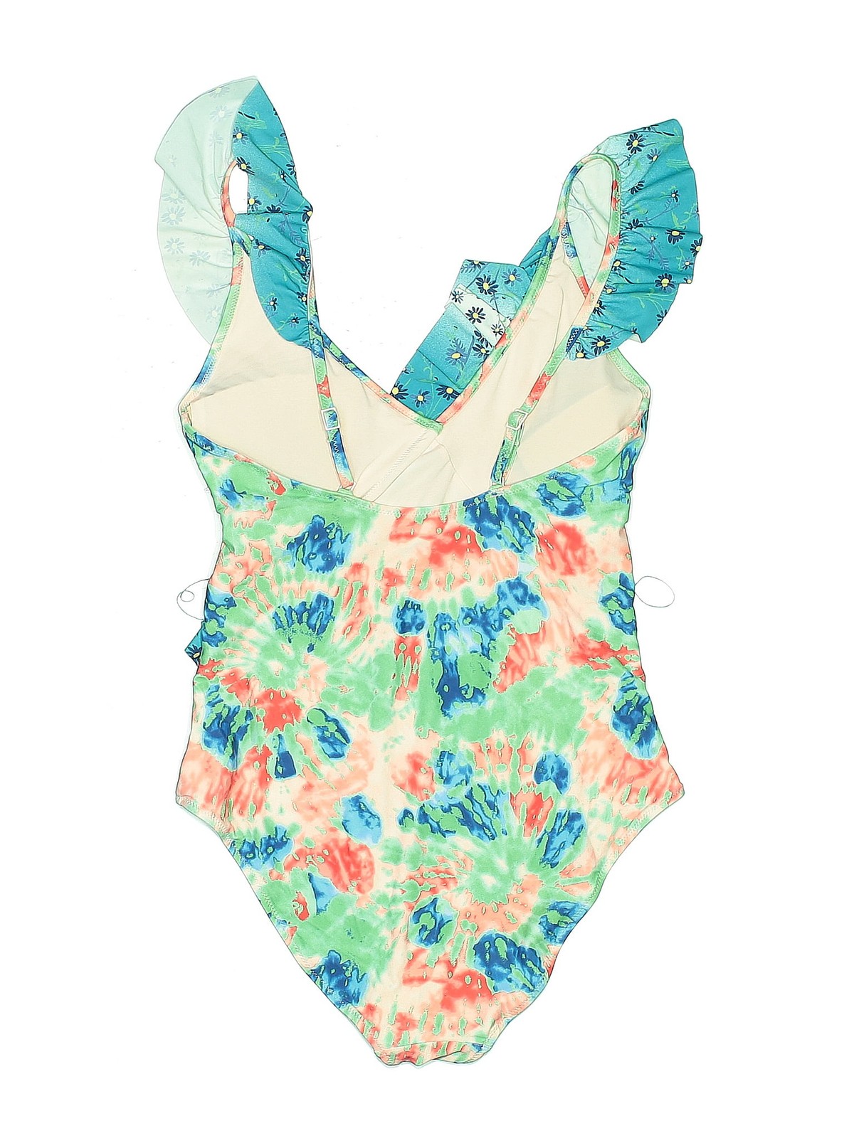 Aerie Women Green One Piece Swimsuit M - image 2