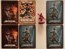 HeroQuest | Die M&ouml;nchin mit 6 x Karten auf Deutsch | inkl. F&auml;higkeitskarten