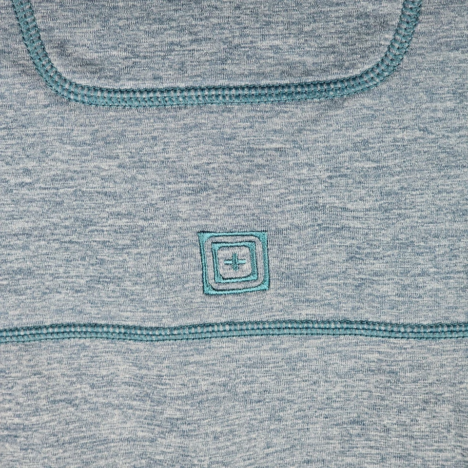 Pullover activo táctico 5.11 para hombre XL brezo ligero manga larga media cremallera Foto 3 de 4