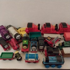 Thomas The Train  Friends Diecast Lot Of 21 Trains Track Masters, Wooden