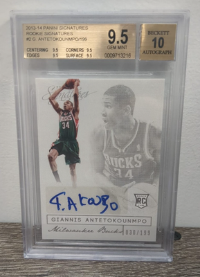 Giannis Antetokounmpo RC!!! 13-14 select prizm blue RED HOT ヤニス