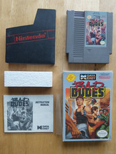 BAD DUDES Game (Nintendo Nes) Authentic & Tested Working ! CIB Box & Manual