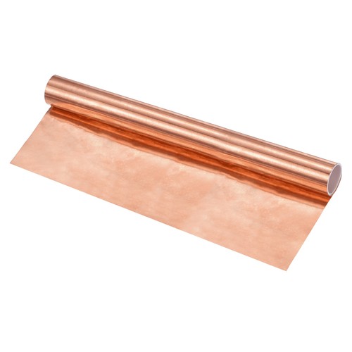 Copper Sheet Roll, 39"x 7.9"x 0.0004"(LxWxT)Copper Foil Sheet Roll for Crafts - Picture 1 of 7