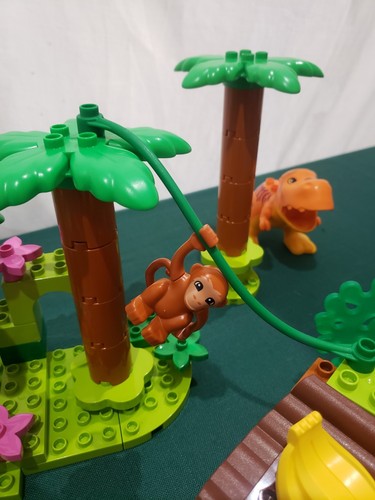Lego Duplo MIX SET Tropical Island+ Safari Jungle Animals+PLANE+ T-REX+Minifigs - Picture 18 of 23