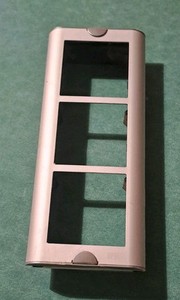MODULE HOLDER FRAME WITH FRAME FOR 3 MODULES - URMET 1145/63