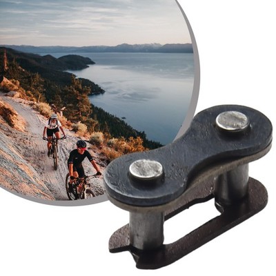 10 * Kettengelenkglieder Stahl Schwarz 1/2 X 1/8 Fahrrad Single Speed 21mm 11.5m
