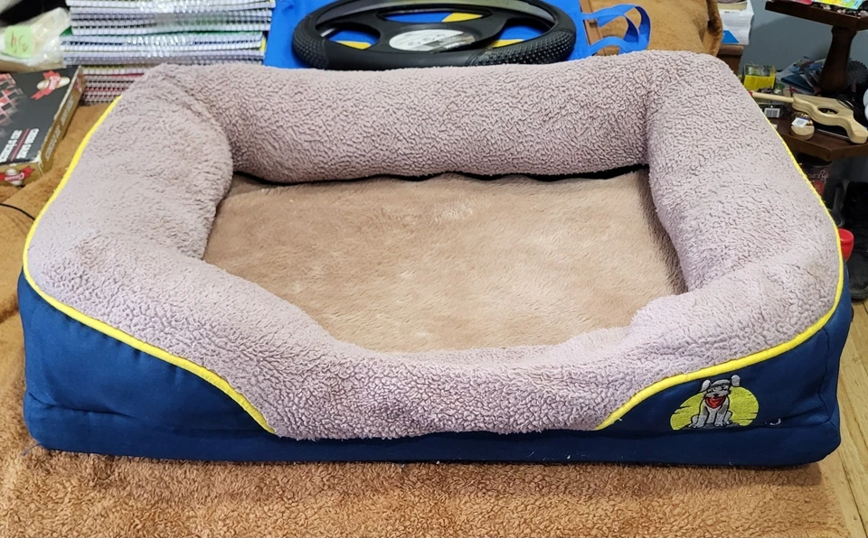 Lucas Pet&Co - Cama ortopédica de espuma viscoelástica para perros (cubierta intercambiable y lavable) Foto 2 de 4