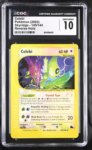 Celebi graded CGC 10 for sale on eBay