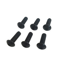 6pc Black Stainless Steering Wheel Screw Bolt Kit For Nrg Nardi Personal Momo