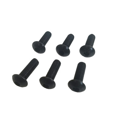 6PC BLACK STAINLESS STEERING WHEEL SCREW BOLT KIT for NRG NARDI PERSONAL MOMO