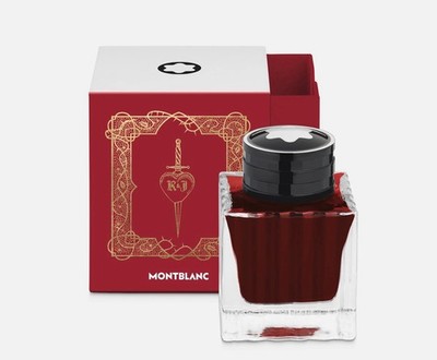 NIB Montblanc Romeo & Juliet Verona Red 50ml Special Edition Ink Bottle