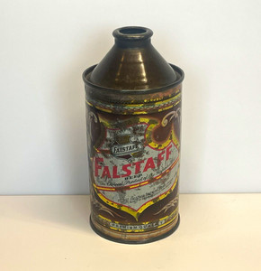 Falstaff Beer US Cone Top Can - Vintage Breweriana Collectible