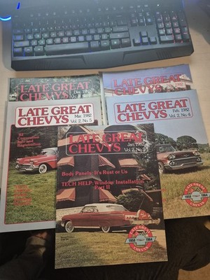 Late Great Chevys magazine 5 issues from 1982