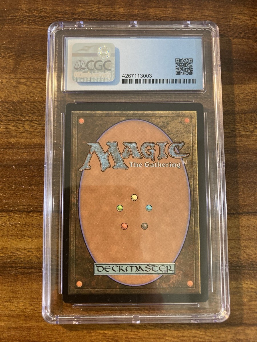 MTG✨DECREE OF PAIN Borderless FULL POSTER ART✨SLD CGC 9 MINT