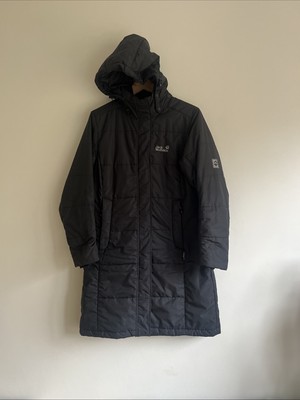 Jack Wolfskin Stormlock Active Long Coat Jacke wasserabweisend schwarz Gr. 10