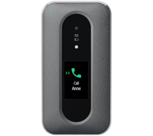 Doro Leva L30 4G Klapphandy Graphit 2,8′′ & 1,4′′ Display 2MP Kamera SOS Taste