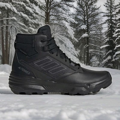 NEW Mens SZ 11, ADIDAS Terrex Unity Leather Mid Rain Ready Waterproof Hiker Boot