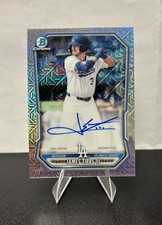2026 Bowman James Tibbs III Chrome Prospect Auto Mojo Refractor #BMA-JT Dodgers