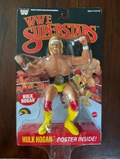 Mattel WWF WWE Superstars LJN Hulk Hogan Wrestling Figure Black Card
