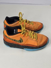 Nike Ja 1 Morant Kids GS 5Y Bright Mandarin Optic Yellow Black Blue FB8977 800