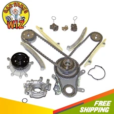 Engine Timing Chain Oil Pump Water Pump Kit Fits 02-08 Jeep Mitsubishi 4.7L