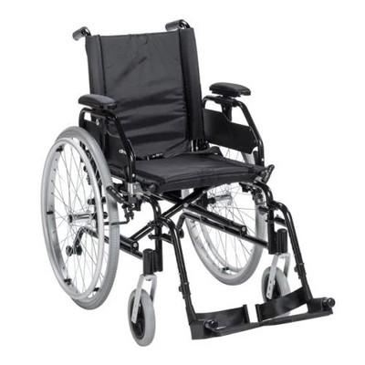 Lynx K5 Ultra Lightweight Wheelchair 18'' Aluminum Flip Back Arms Anti Tip 275 lb