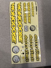 Mongoose Decals Oem Bmx Decals Mid School Mongoose Decals TransArt Nos Bmx