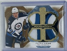 2016-17 PATRIK Laine The Cup Rookie Foundations /10 Patch -Super Short Print