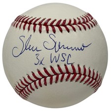 Shane Spencer Signed Autographed ROMLB Baseball w/ 3x WSC JSA WITNESS COA