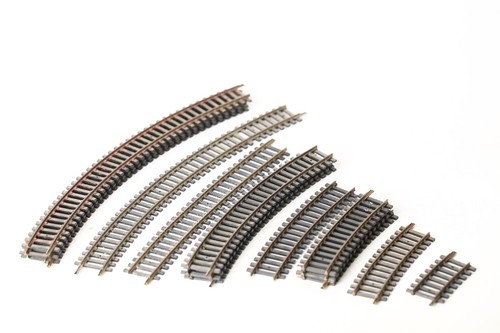 Fleischmann H0  14 diverse Gleise  gebogen  II. Wahl  (334807) #5955# | Zustand: Gebraucht