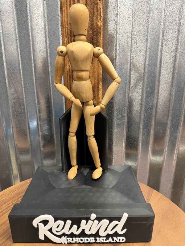 Vintage Wooden Artist Manikin Poseable Figure Drawing Model 12in Art Dummy