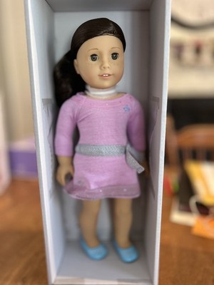 SALE!   American Girl Truly Me Doll #55  Brown Hair Hazel Eyes Freckles Retired 