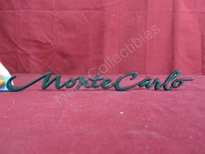 NOS OEM Chevrolet Monte Carlo Trunk Lid Nameplate Emblem 2000 - 01 GREEN (56U)