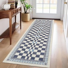 Runner Rug 2x6 for Kitchen Hallway Non-Slip Low Pile Washable
