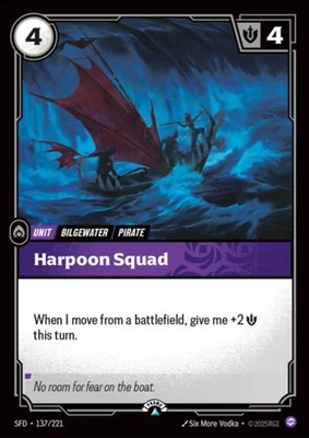 Harpoon Squad (137/119) rftopp NM FOIL- Organized Play