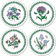 Pimpernel x Botanic Garden Set of 4 Round Cork Backed Coasters - Natural Heat-R