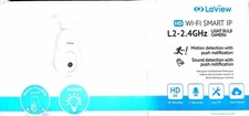 LaView HD 2.4Ghz Wi-fi Smart IP L2 2K Light Bulb Camera LV-PWL2-W Tested
