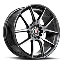 17x8 Spec-1 Sp-71 Gloss Black Machined Wheels 5x1055x4.5 42mm Set Of 4