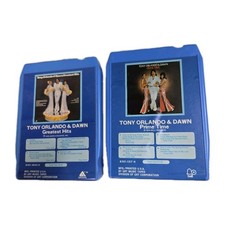 Tony Orlando  Dawn Greatest Hits 8-Track Tape Lot  Prime Time  GRT Music VTG
