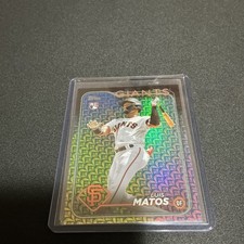 2024 Topps Series 1 Holiday Parallel Luis Matos #28 Baseball Card