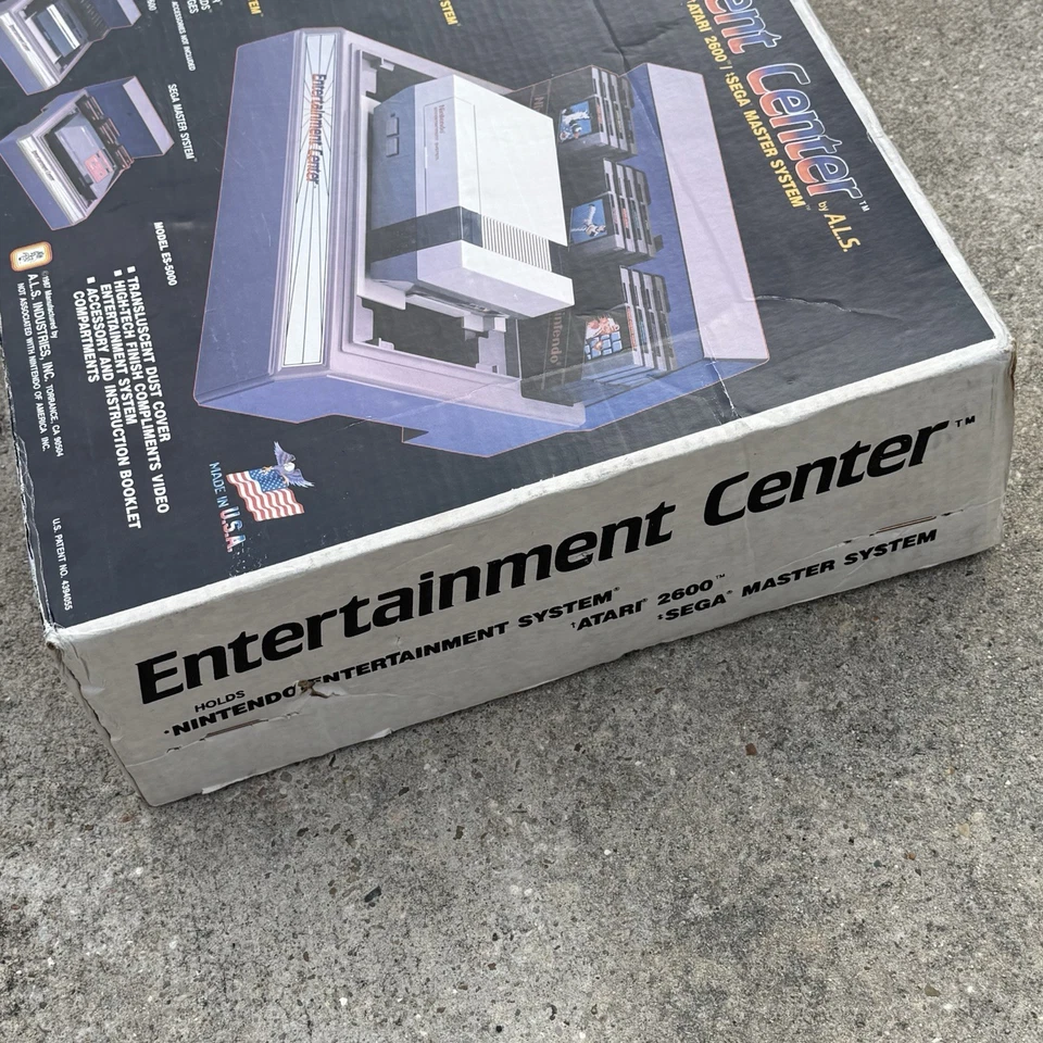 Винтажное хранилище для развлекательных центров видеоигр Nintendo, Sega, Atari - Изображение 4 из 4