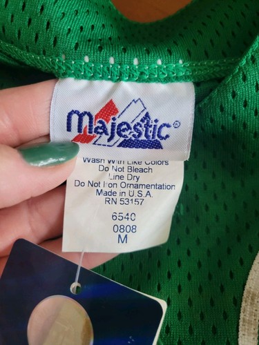 NWT MAJESTIC Notre Dame Fighting Irish Baseball Jersey Sewn M Vintage USA Stitch - Picture 3 of 9